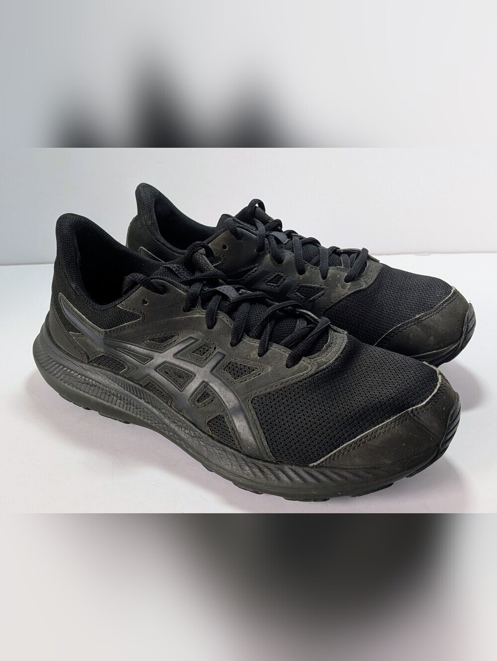 ASICS Jolt 4 Triple Black Running Shoes Wmns Size 9 Wide Athletic Sneakers
